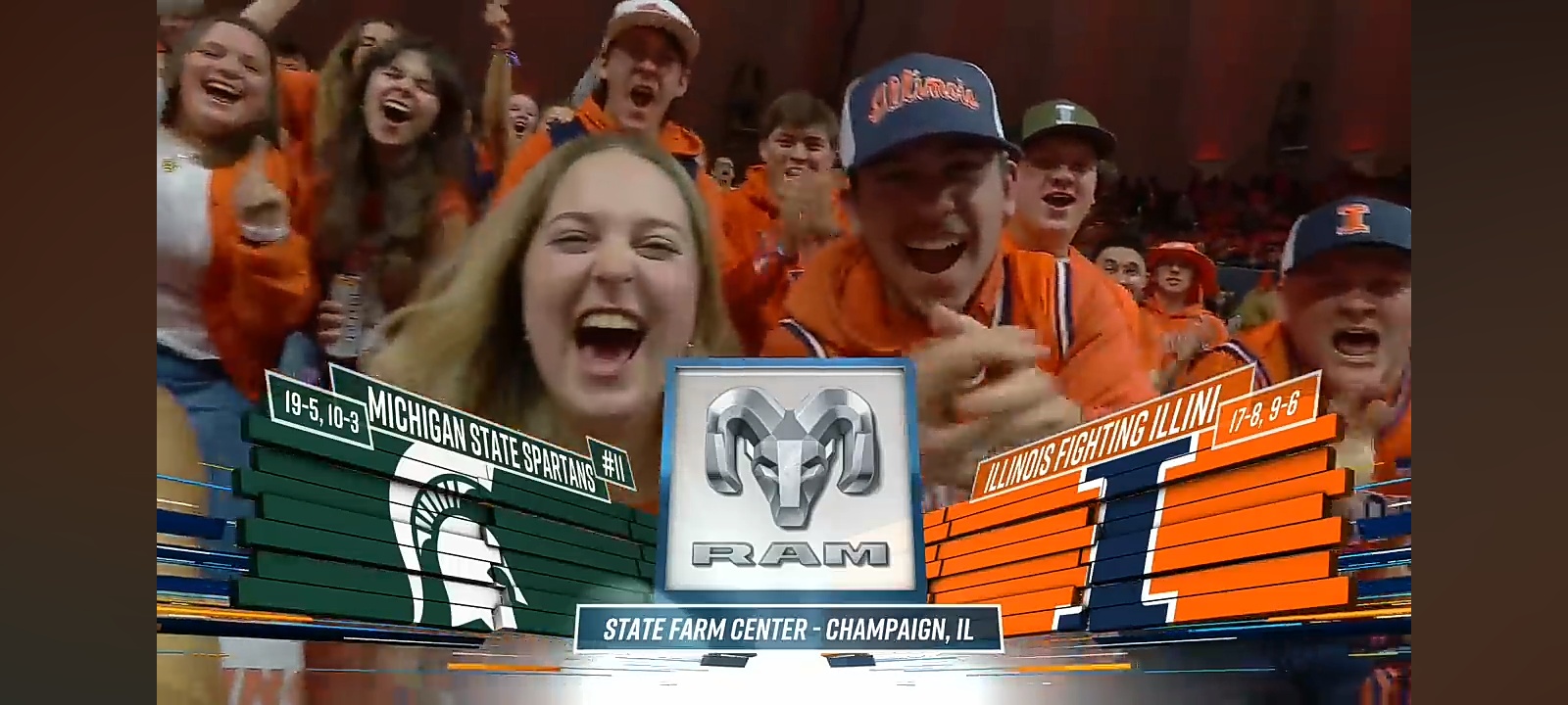 No. 11 Michigan State Spartans vs. Illinois Fighting Illini Highlights