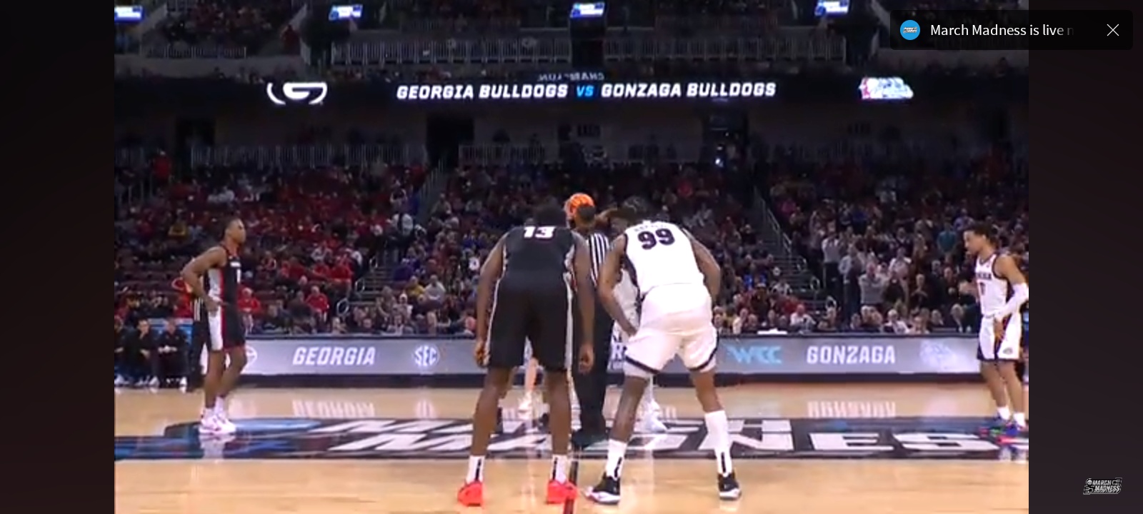 Gonzaga vs. Georgia – First round NCAA tournament extended highlights