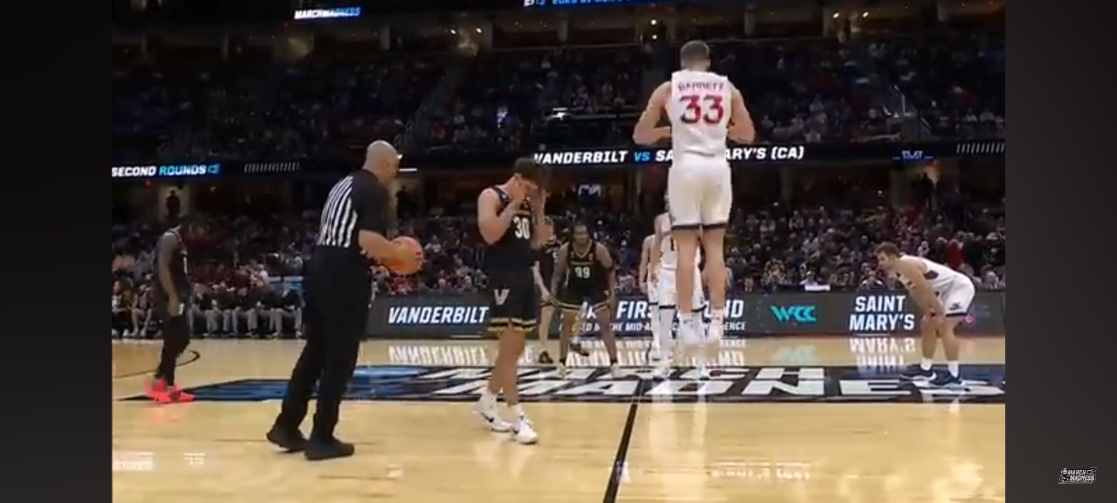 Saint Mary’s vs. Vanderbilt – First round NCAA tournament extended highlights