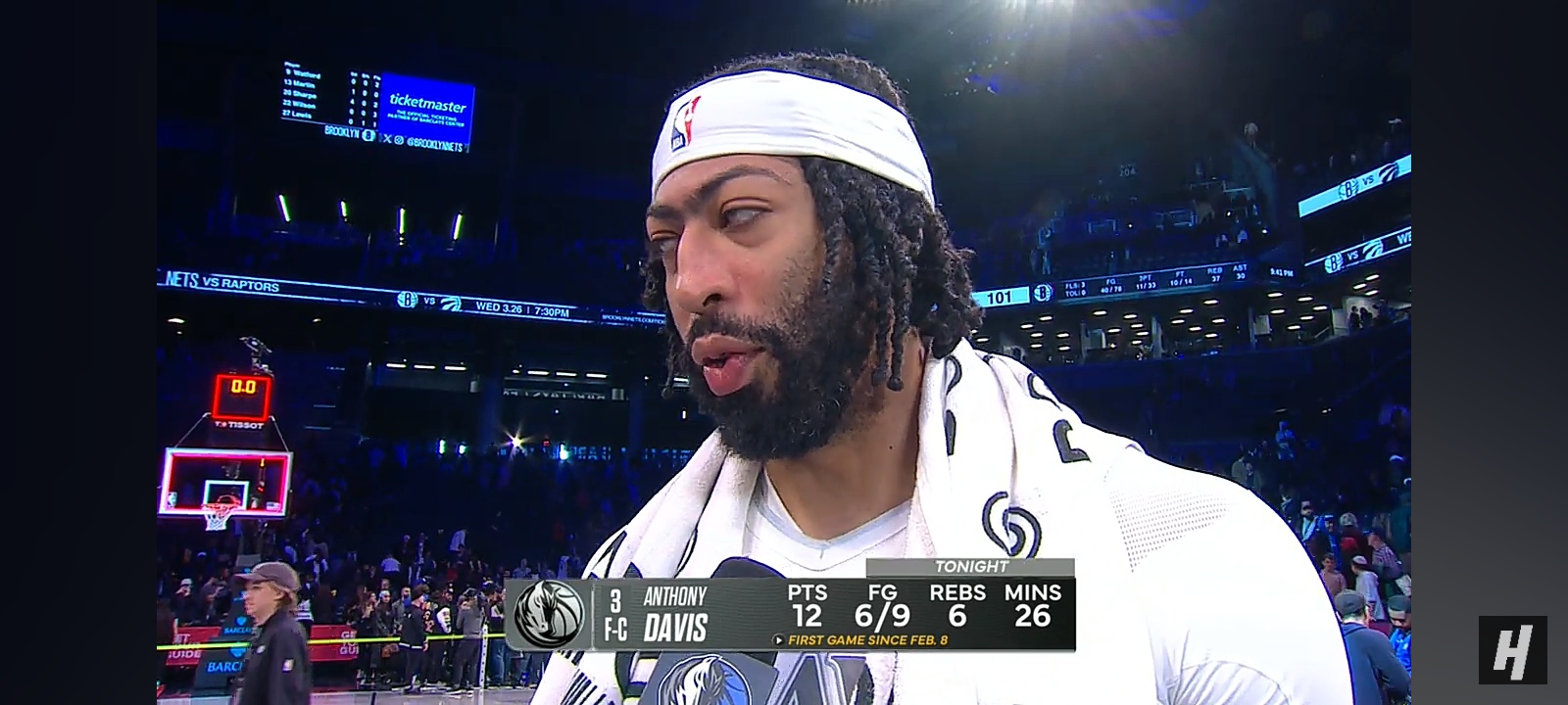 Anthony Davis Talks RETURN & WIN vs Nets, Postgame Interview