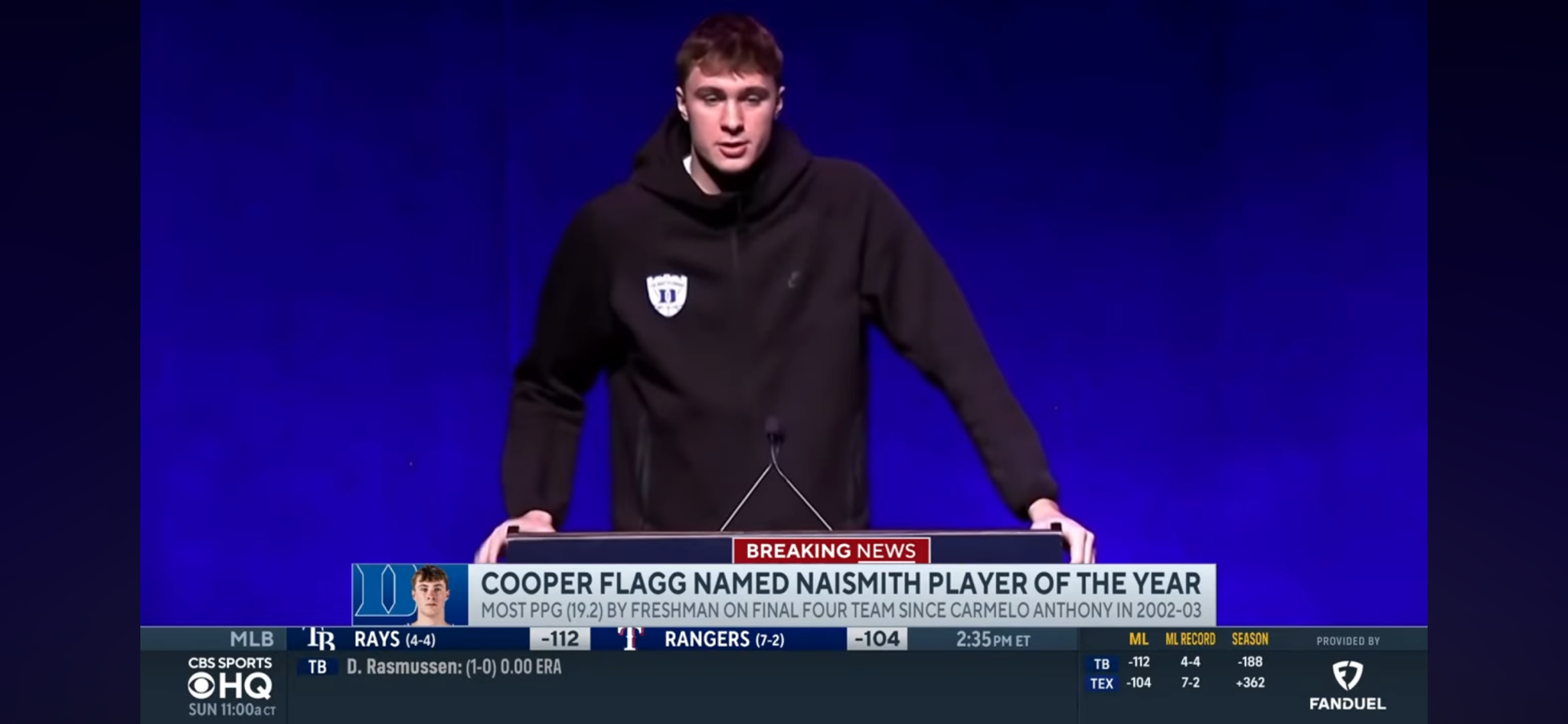 Duke’s Cooper Flagg named Naismith Player of the Year