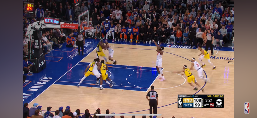 Final 3:21 ELECTRIC ENDING Knicks vs Pacers Game 2