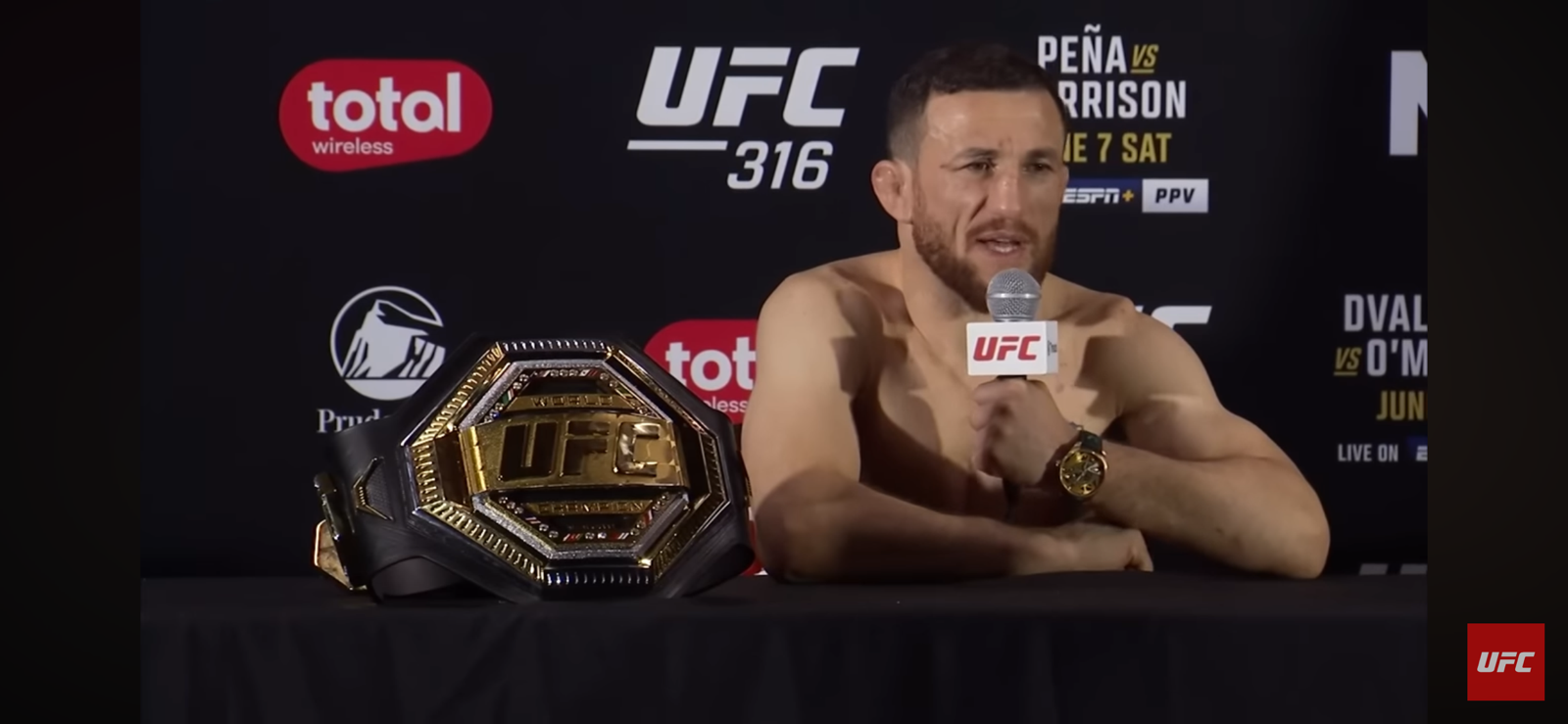 Merab Dvalishvili Post-Fight Press Conference