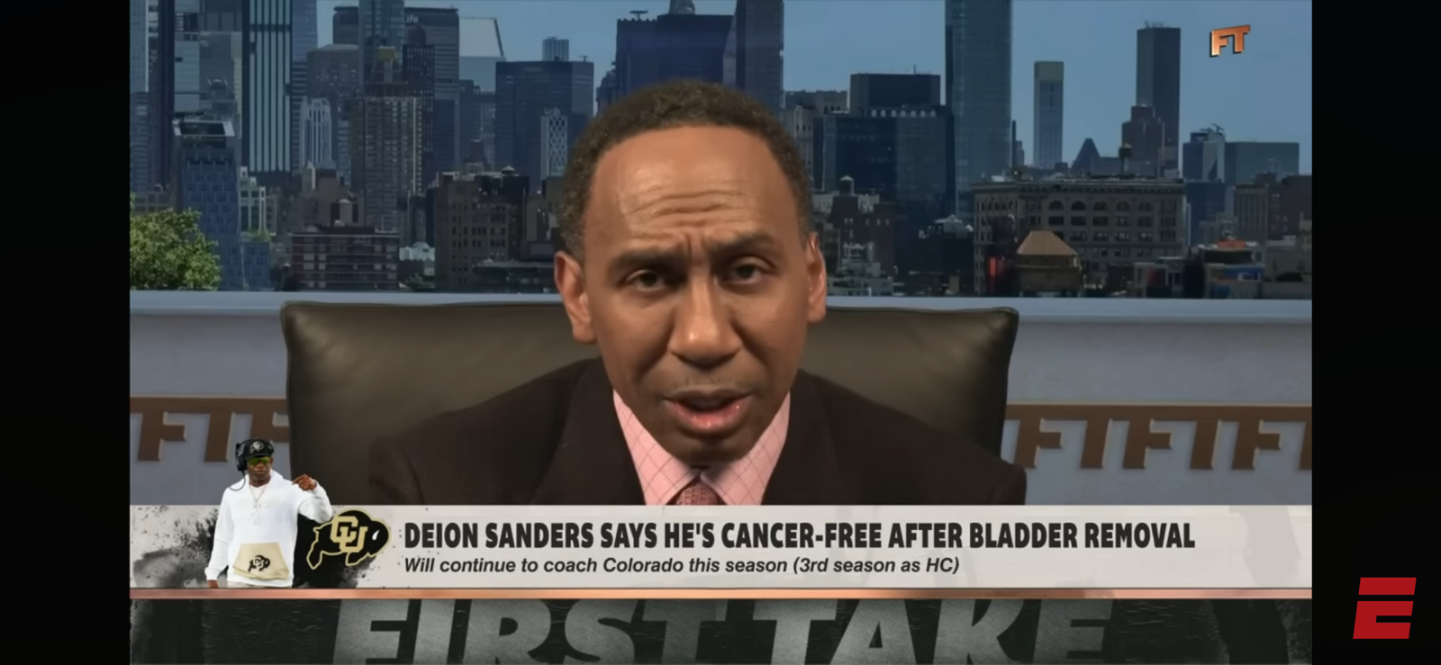 First Take marvels at Deion Sanders’ resilience throughout cancer battle