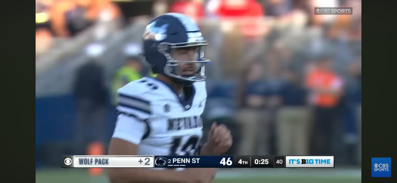 Nevada Wolf Pack vs No. 2 Penn State Nittany Lions
