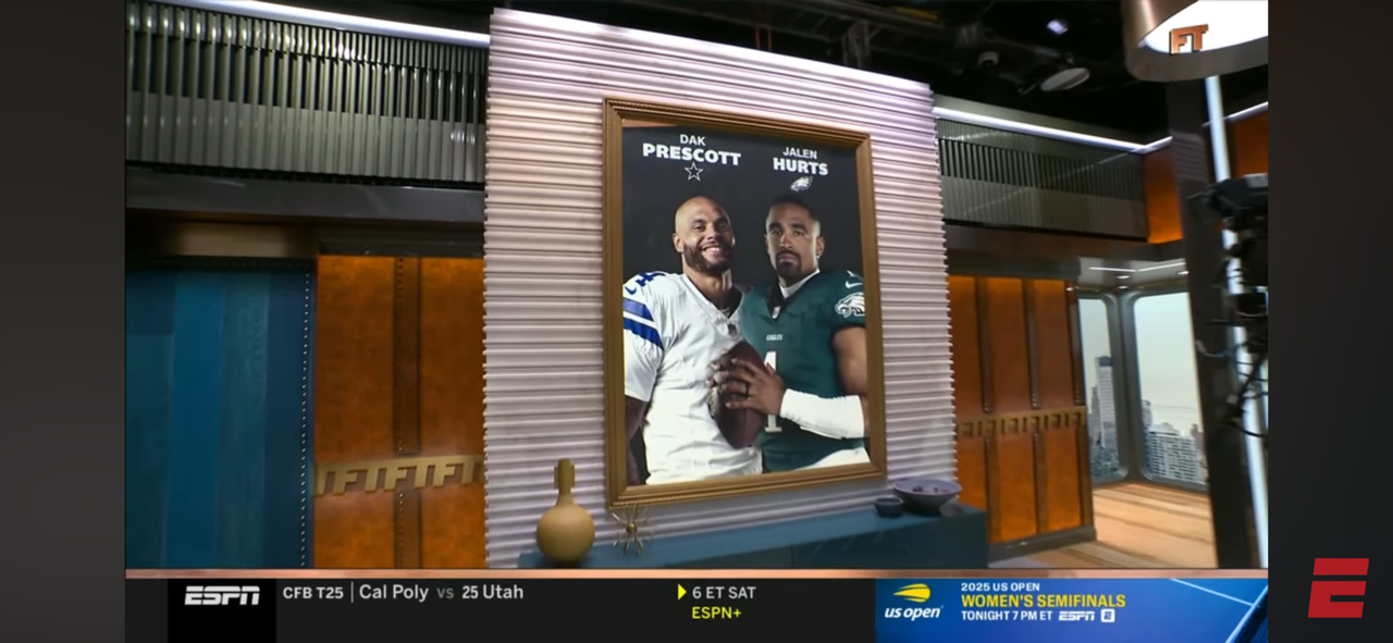 Stephen A. Smith thinks the Cowboys are going to get BLOWN OUT by the Eagles 😬