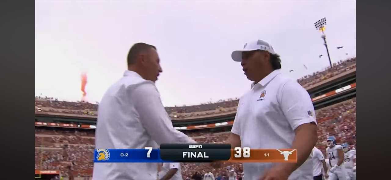 San Jose State Spartans at No. 7 Texas Longhorns | Game Highlights