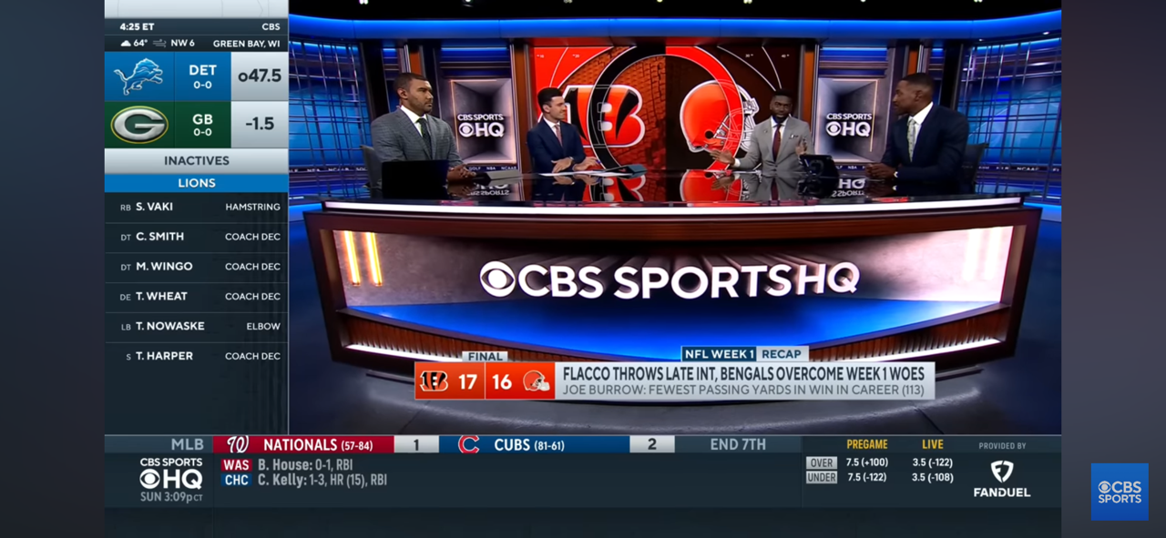 Joe Flacco throws late interception as Bengals overcome Week 1 woes