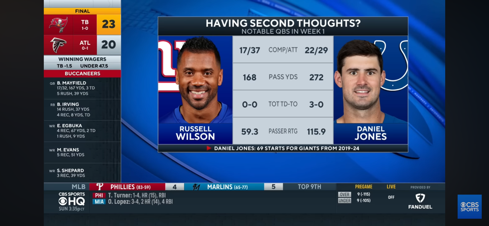 Commanders pull away vs Giants: How short is the leash on QB Russell Wilson?