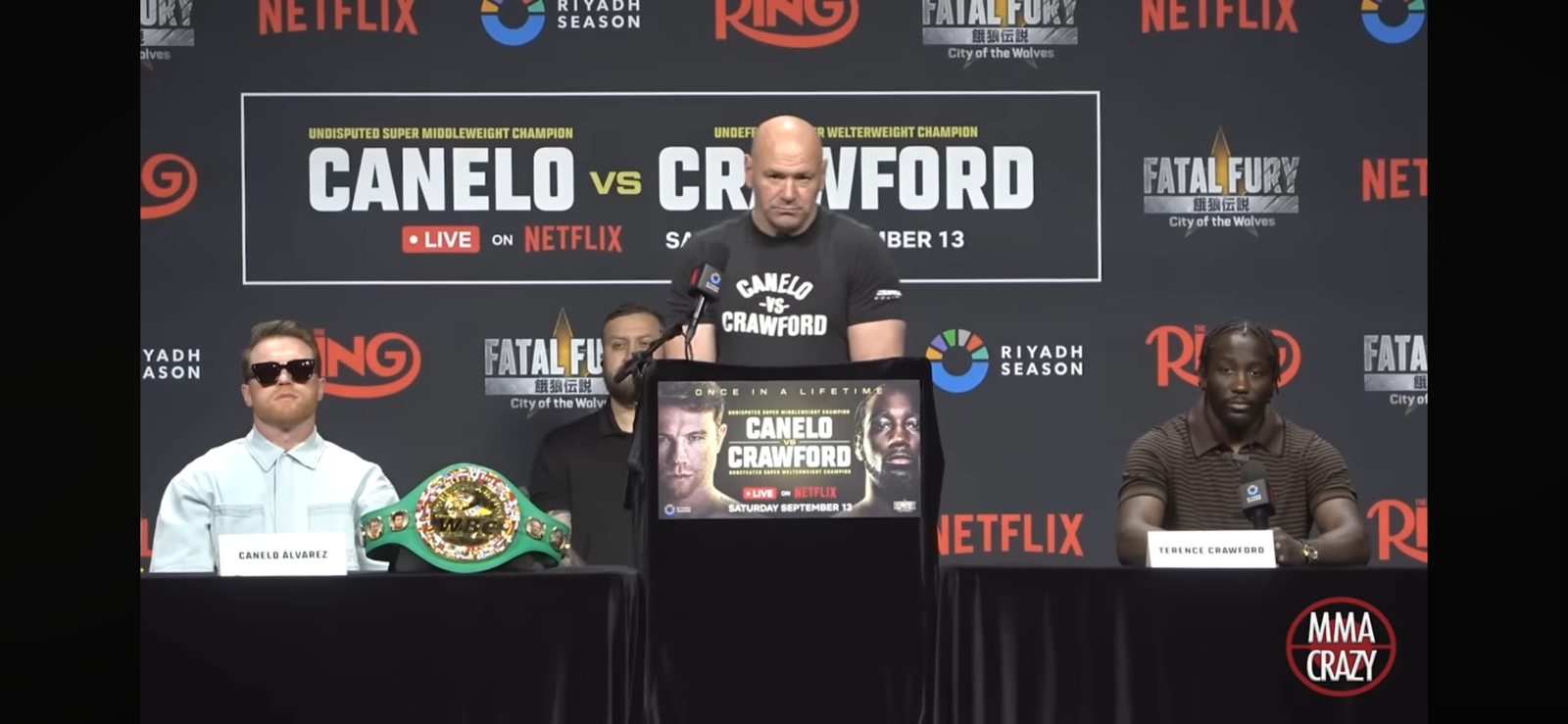 Canelo Alvarez vs. Terence Crawford Trash Talk Highlights