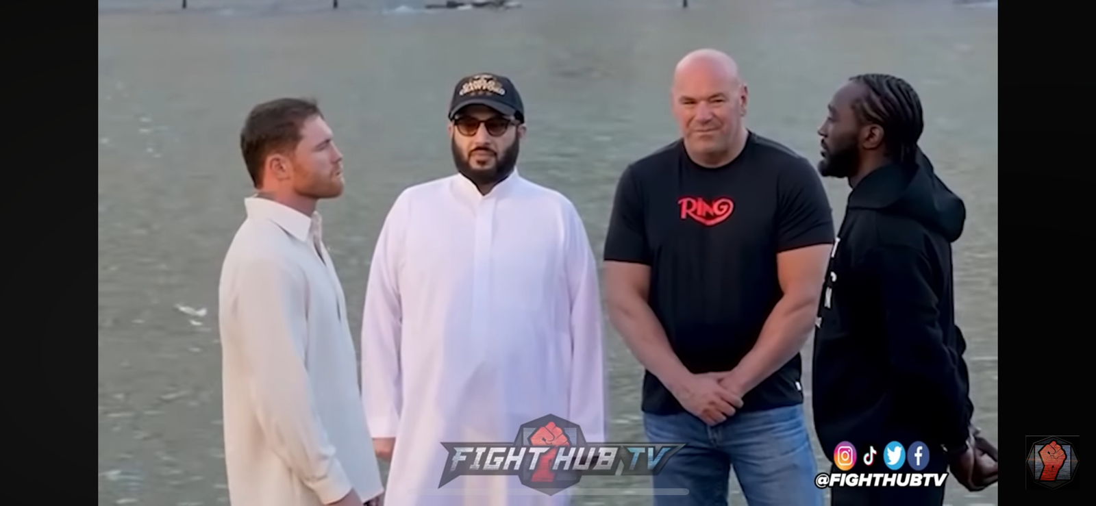 Canelo vs Crawford TENSE Face Off in Las Vegas to start fight week!