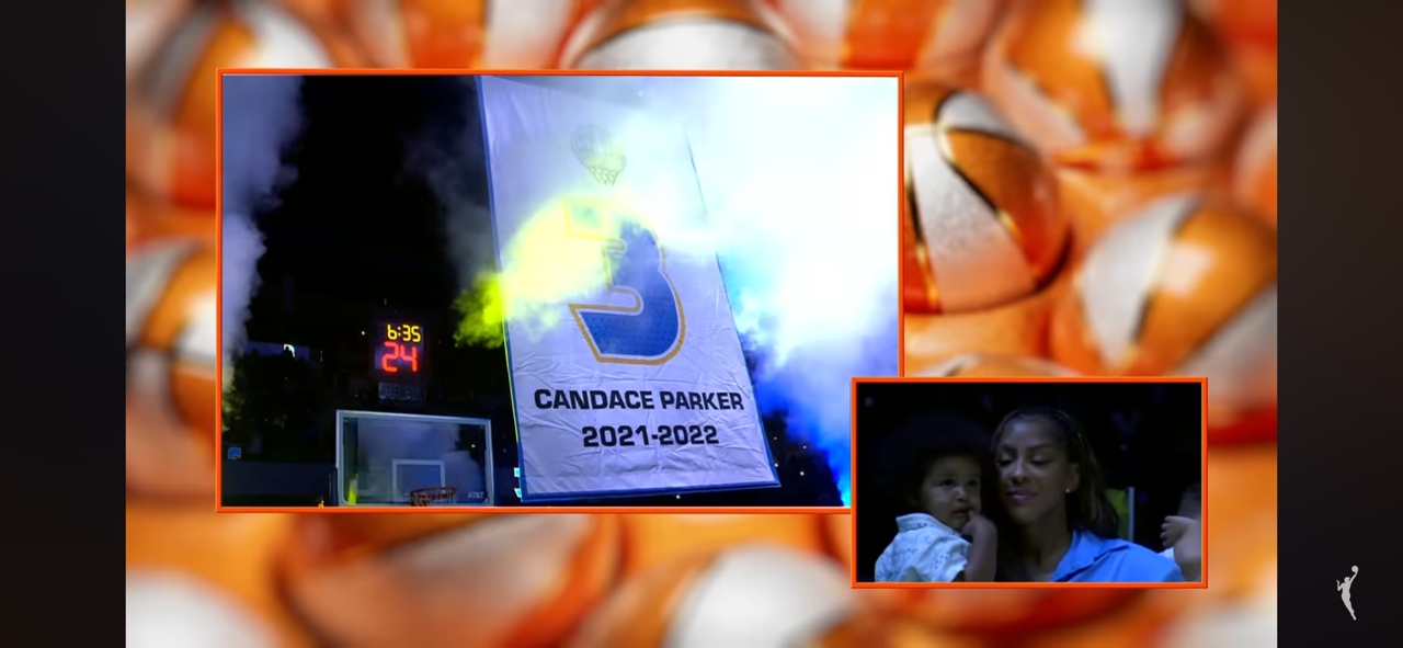 Candace Parker Chicago Sky Jersey Retirement Ceremony