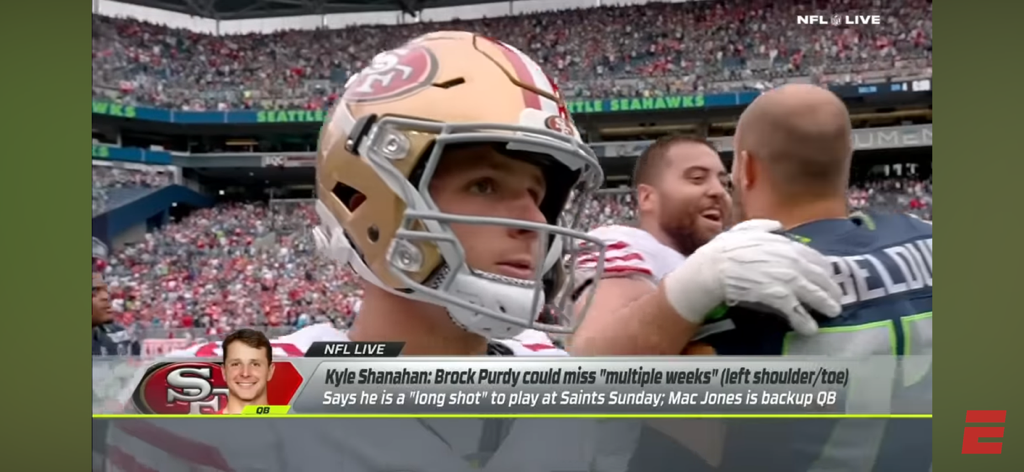 Brock Purdy could miss ‘MULTIPLE weeks’ 👀 What will the Niners look like without him!?