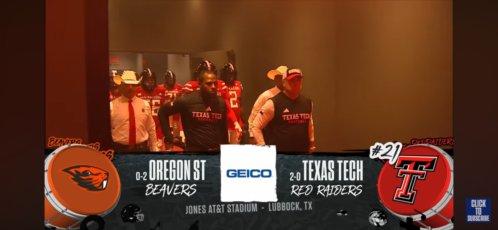 Oregon State Beavers vs. No. 21 Texas Tech Red Raiders Highlights