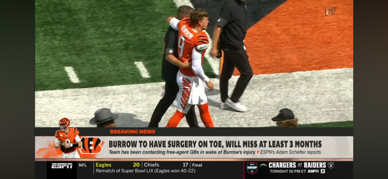 Stephen A. Smith is ‘DEVASTATED’ for Joe Burrow needing surgery