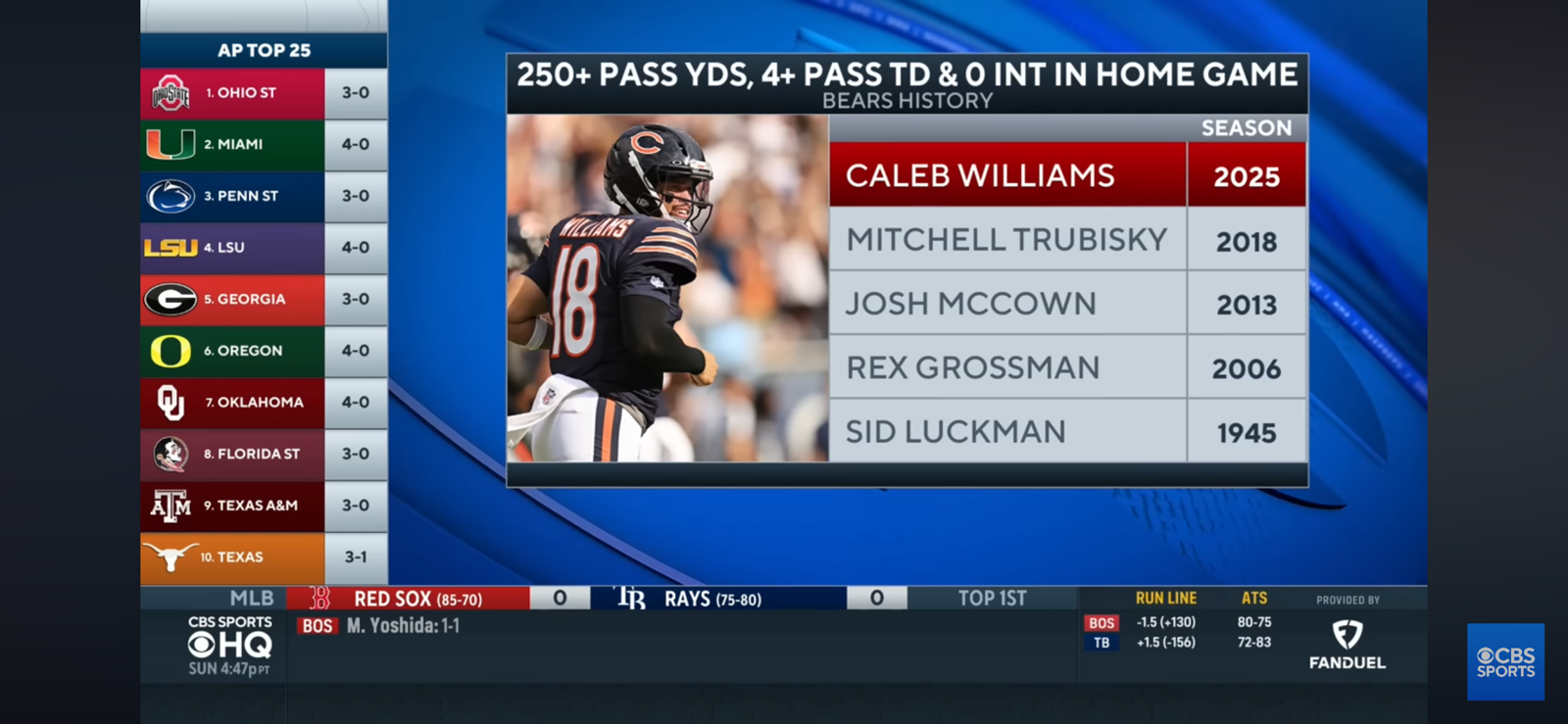 Caleb Williams’ 4 TDs help Bears DOMINATE Cowboys for first win of season