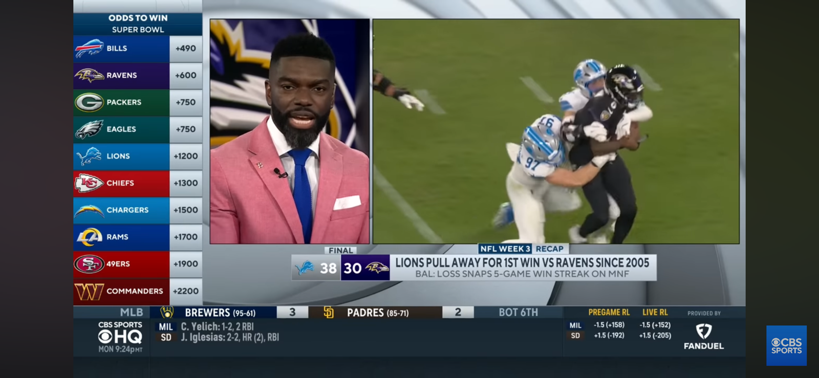 Lions defeat Ravens, Derrick Henry fumbles late