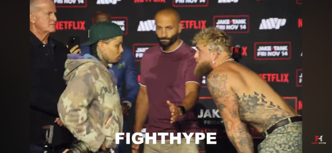 Jake Paul vs Tank Davis • FULL NY Press Conference & INSANE Face Off