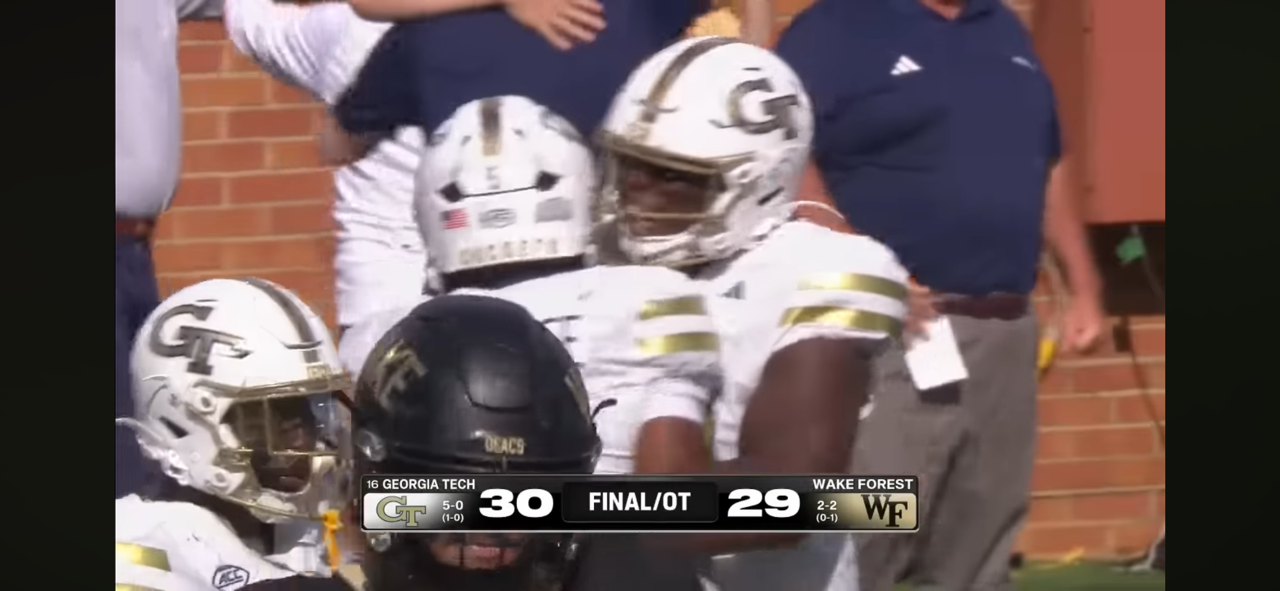 Georgia Tech Yellow Jackets vs. Wake Forest Demon Deacons | Full Highlights