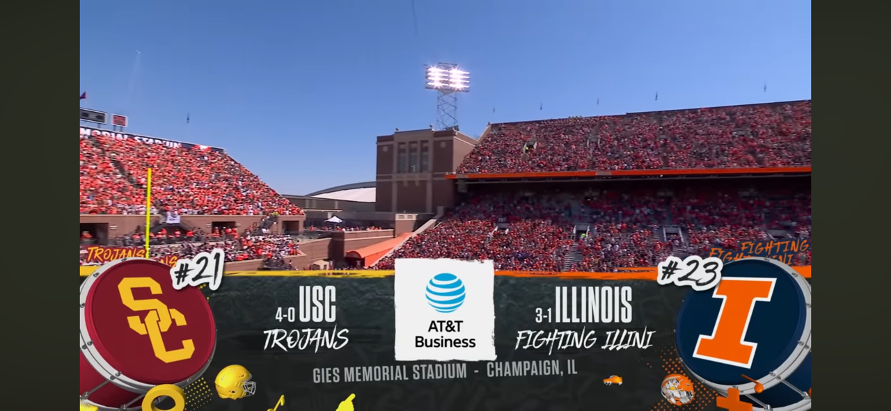 No. 21 USC Trojans vs. No. 23 Illinois Fighting Illini Highlights