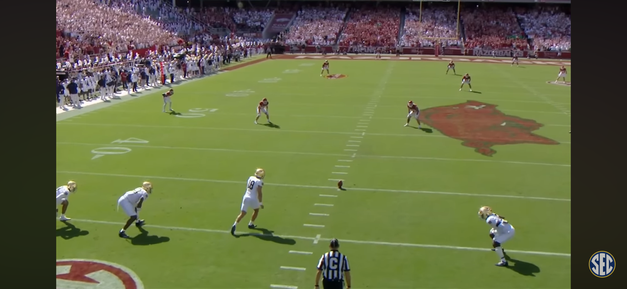 No. 22 Notre Dame Fighting Irish at Arkansas Razorbacks | Game Highlights