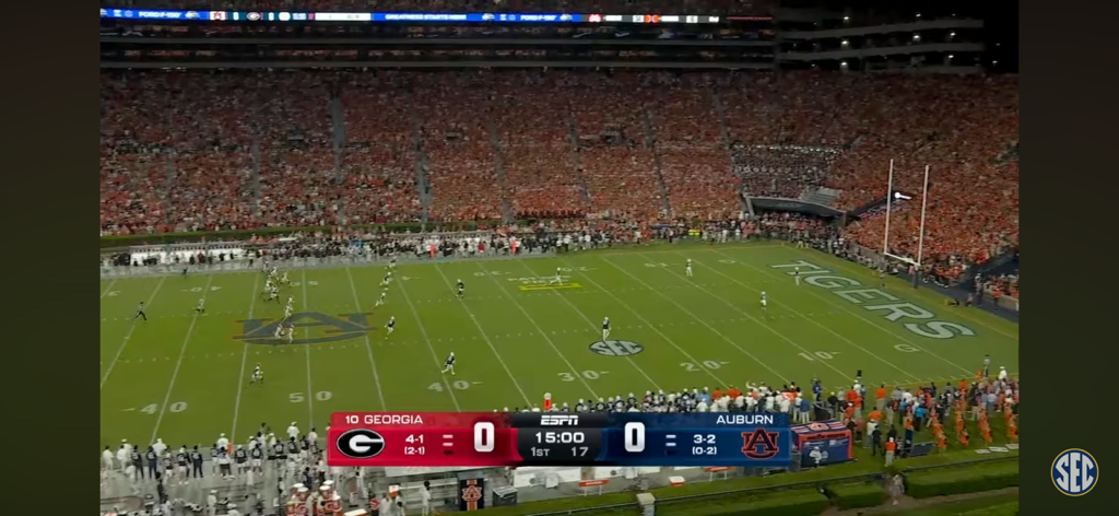 No. 10 Georgia Bulldogs at Auburn Tigers | Game Highlights