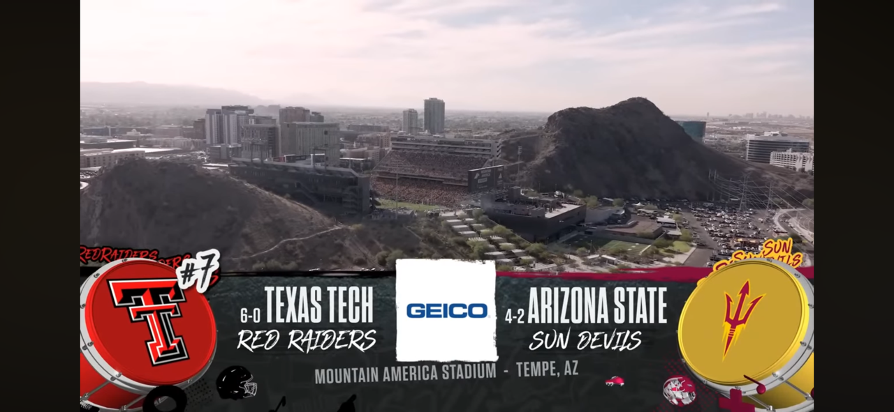 No. 7 Texas Tech Red Raiders vs. Arizona State Sun Devils Highlights