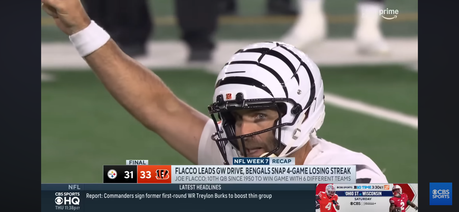 Former Steeler reacts to ELECTRIC duel between Aaron Rodgers & Joe Flacco as Bengals escape with win
