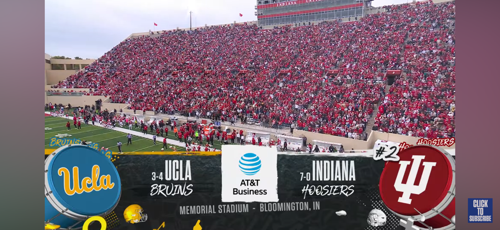 UCLA Bruins vs. No. 2 Indiana Hoosiers Highlights