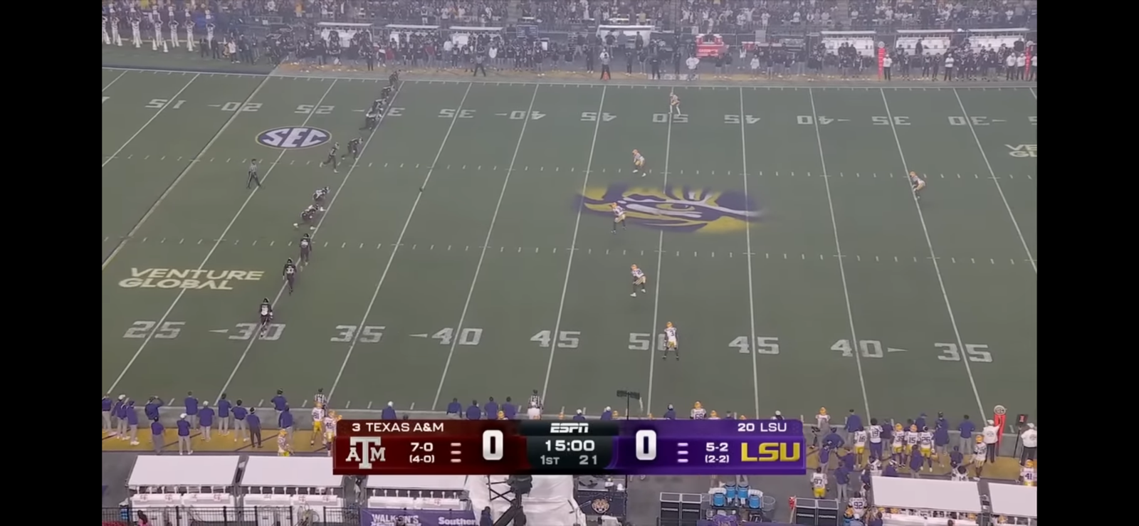No. 3 Texas A&M Aggies at No. 20 LSU Tigers | Game Highlights