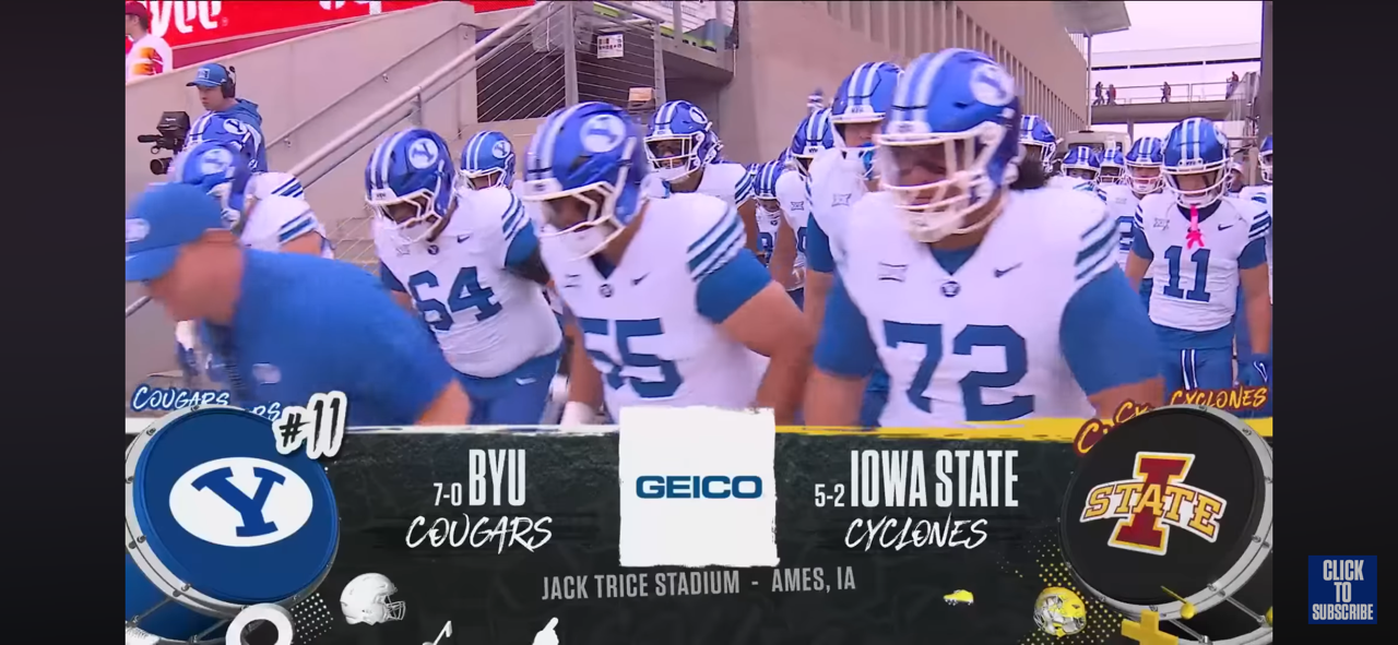 No. 11 BYU Cougars vs. Iowa State Cyclones Highlights