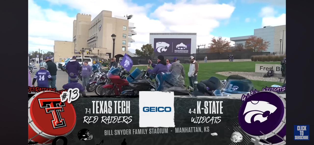 No. 13 Texas Tech Red Raiders vs. Kansas State Wildcats Highlights