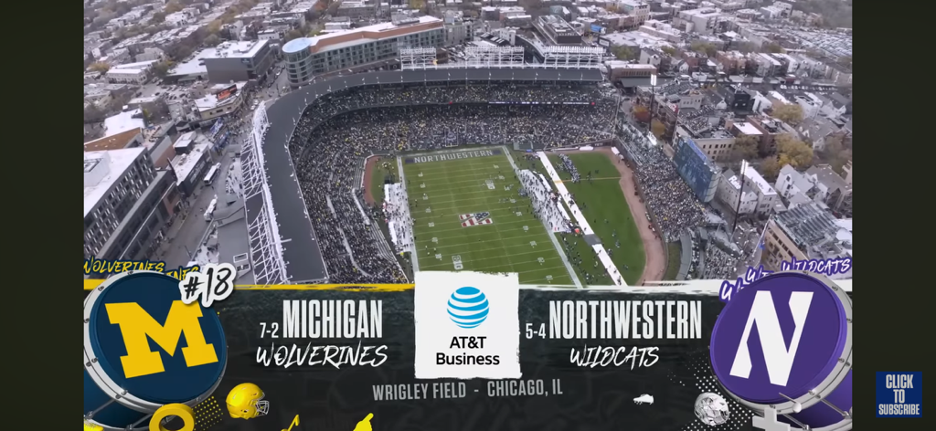 No. 18 Michigan Wolverines vs. Northwestern Wildcats