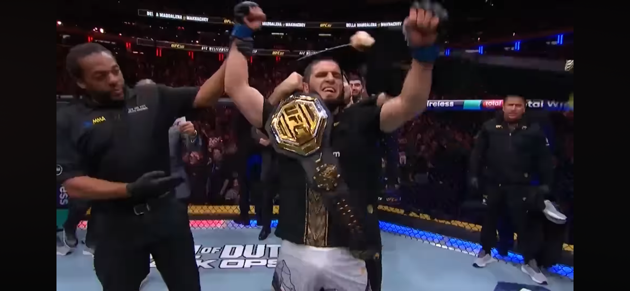 Islam Makhachev Octagon Interview | UFC 322