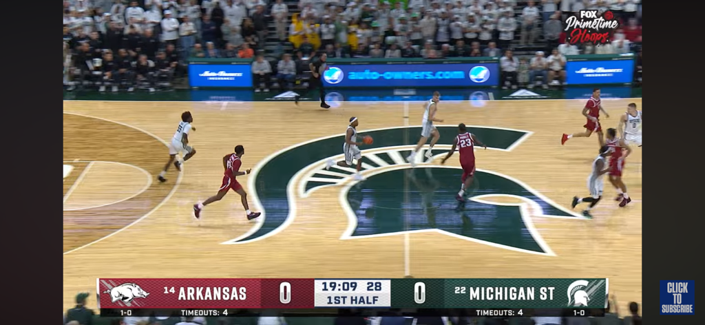 No. 14 Arkansas Razorbacks vs. No. 22 Michigan State