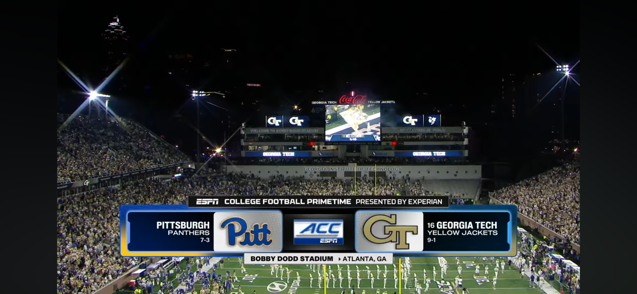 Pittsburgh Panthers vs. Georgia Tech Yellow Jackets | Full Game Highlights