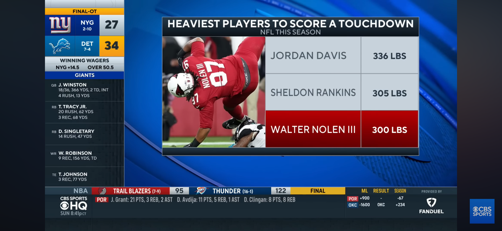 Jaguars take down Cardinals in OT, Seahawks bounce back vs Titans