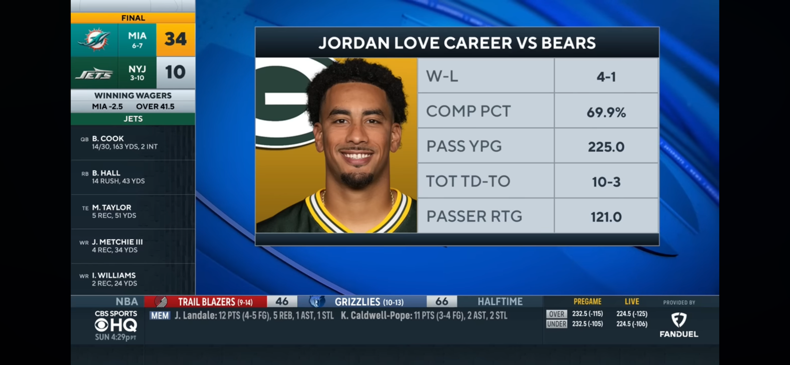 Jordan Love, Packers Hold Off Bears to Take Top Spot in NFC North