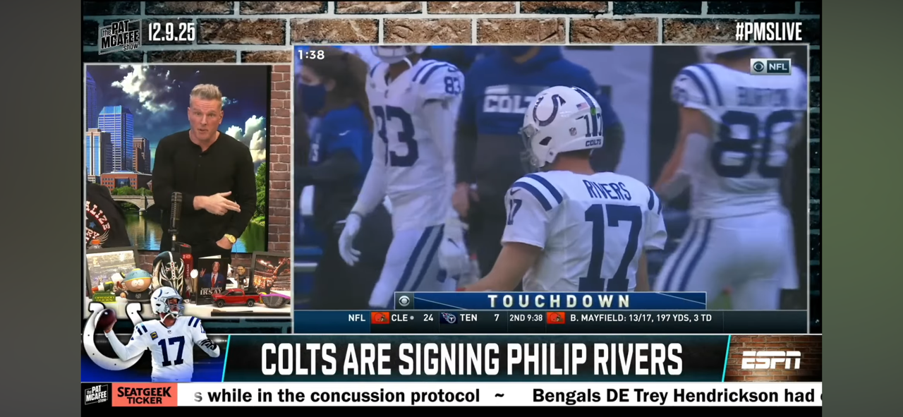 Philip Rivers Signs With Colts, Hasn’t Played In the NFL in 5 Years?!