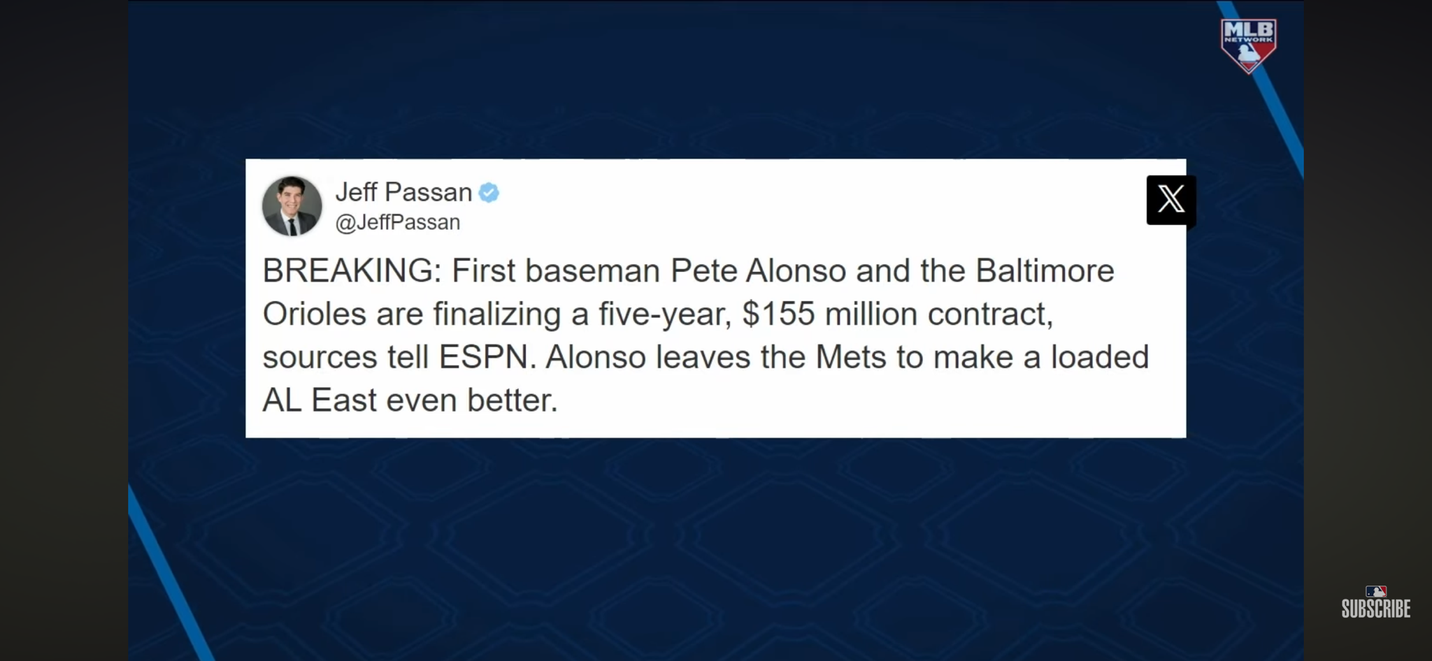 INSTANT REACTION: Orioles reportedly sign Mets HR King Pete Alonso to 5-year deal 🐻‍❄️