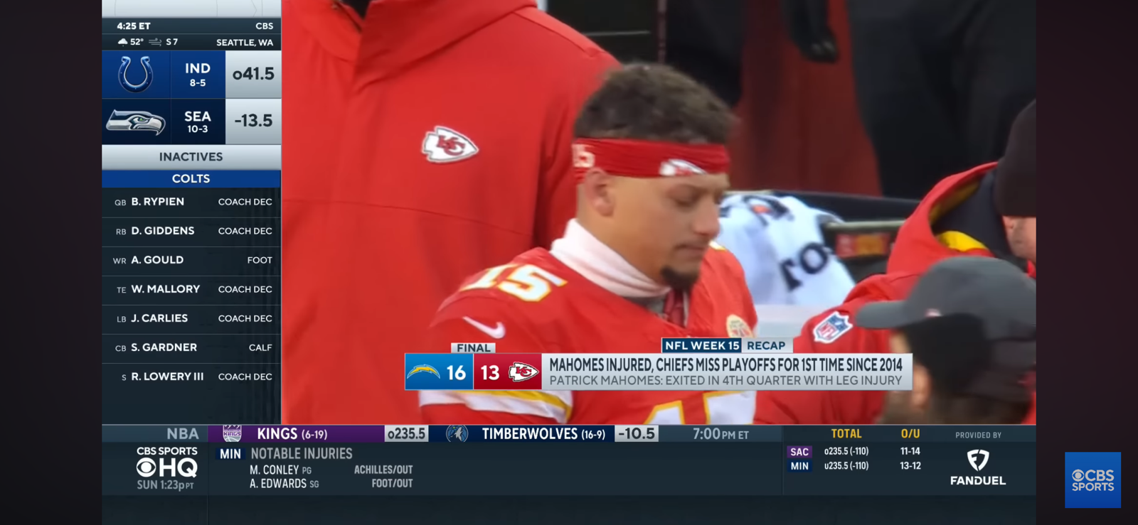 Kansas City Chiefs MISS PLAYOFFS for first time since 2014 🚨