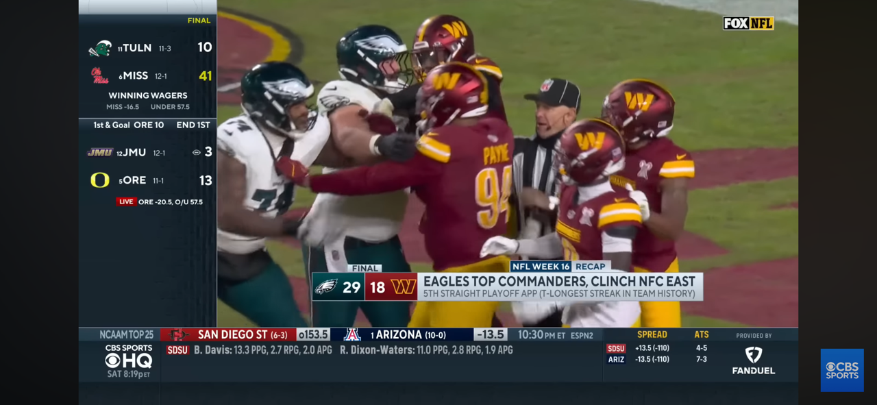 Eagles Clinch NFC East with Win Over Commanders