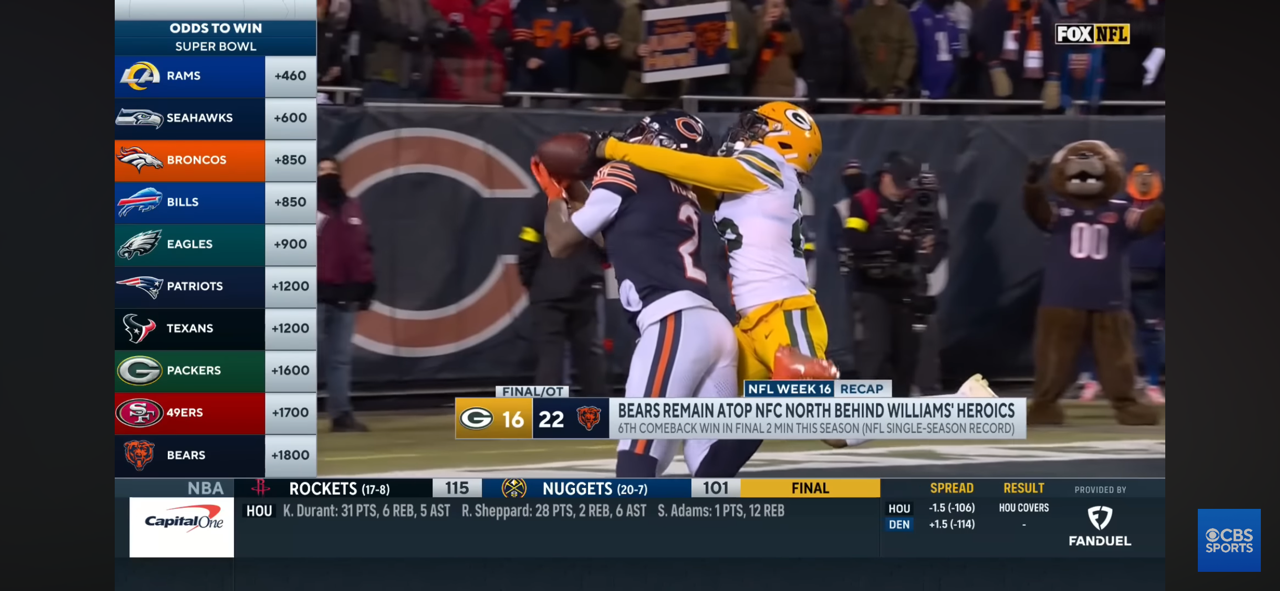 Bears Rally Late to Beat Packers in OT Thriller | Jordan Love Exits With Concussion