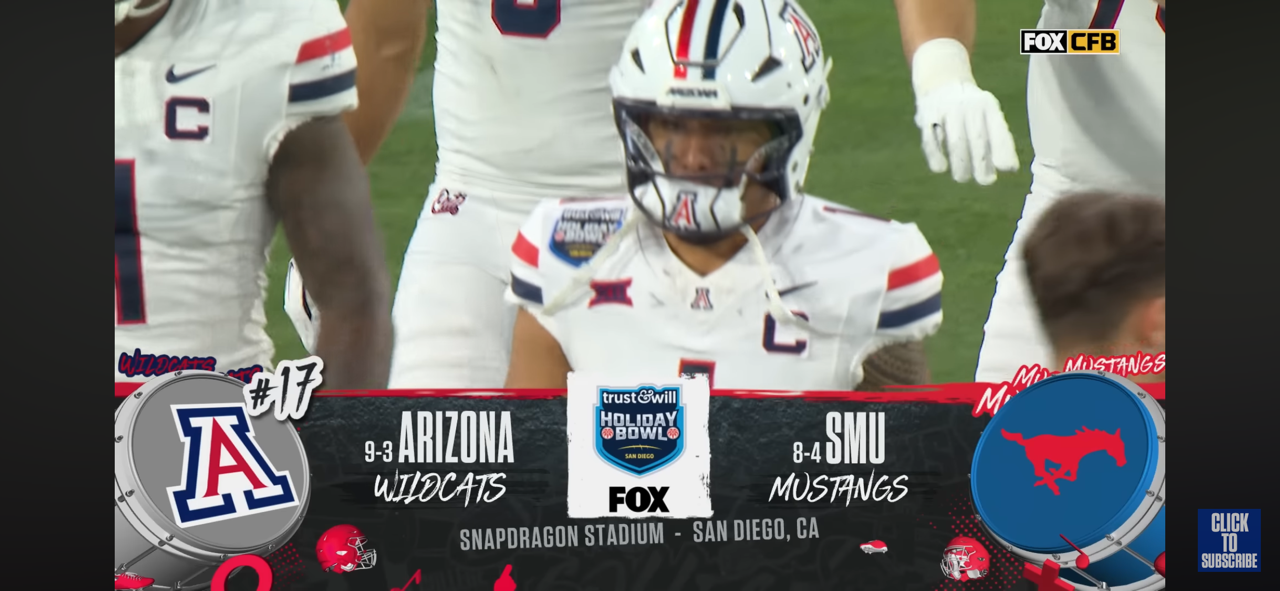 No. 17 Arizona Wildcats vs. SMU Mustangs Highlights
