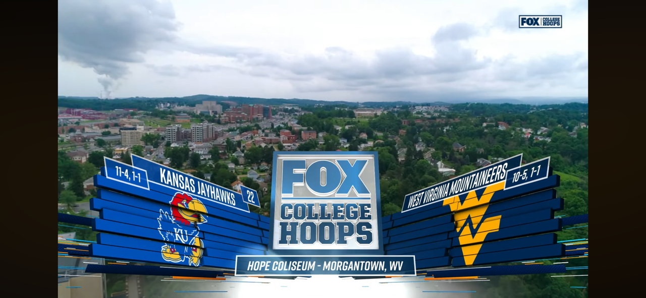 No. 22 Kansas Jayhawks vs. West Virginia Mountaineers 🏀