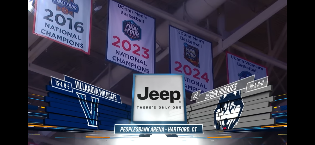 Villanova Wildcats vs. No. 2 UConn Huskies Highlights 🏀