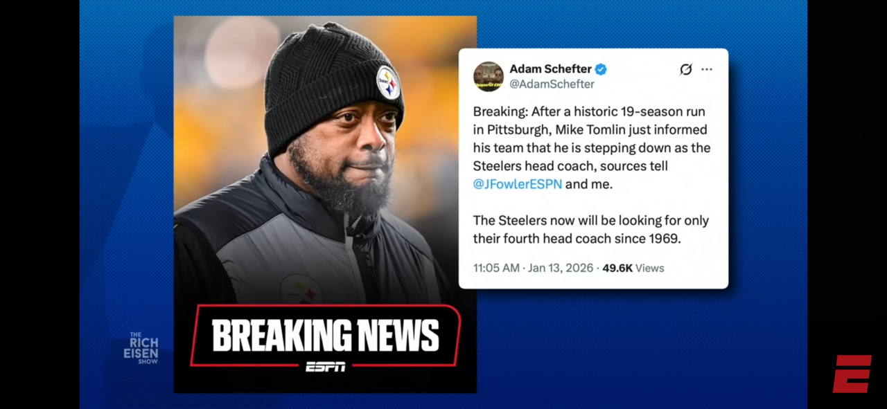 🚨BREAKING NEWS🚨 Mike Tomlin and the Steelers PART WAYS!