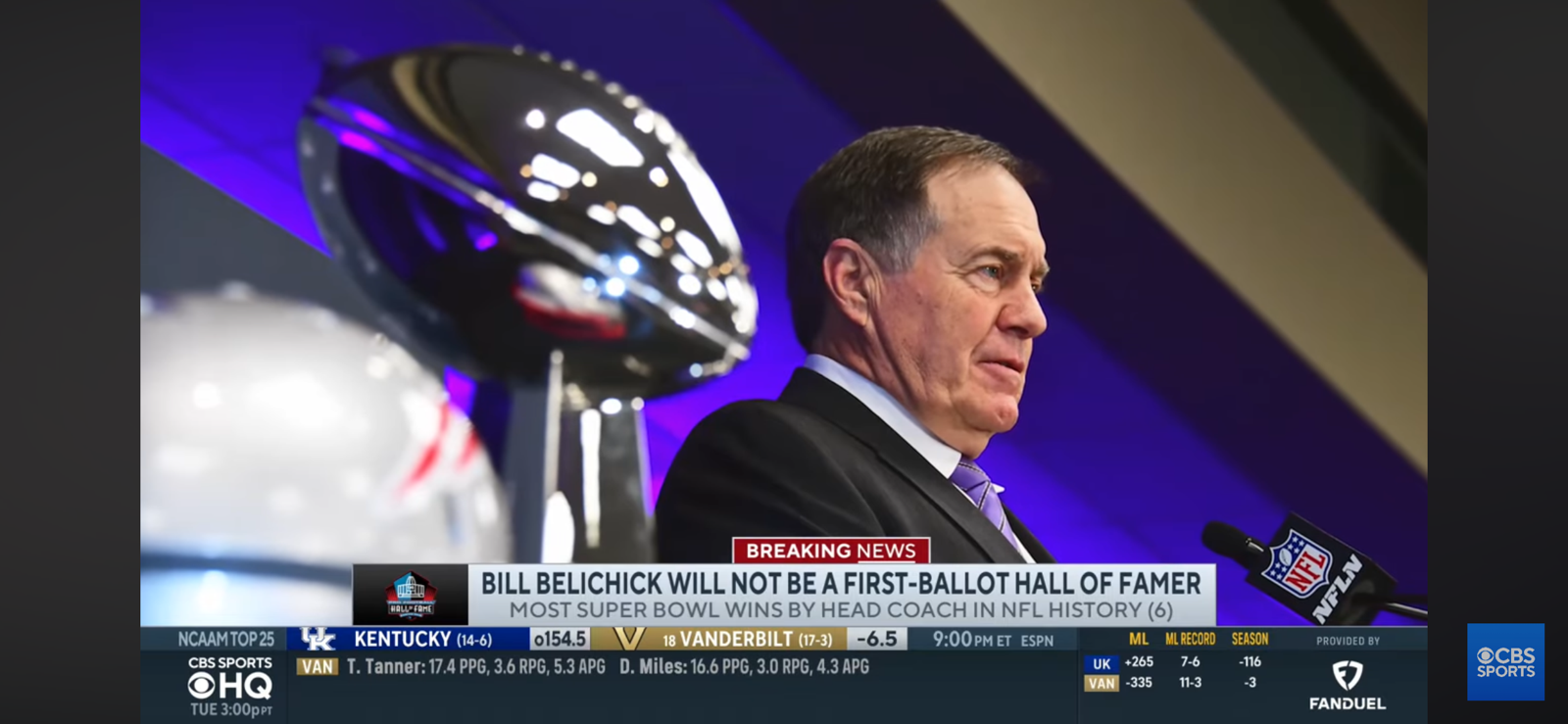 Ex-Patriot reacts to Bill Belichick not being First-Ballot Hall of Famer: ‘It doesn’t make sense’