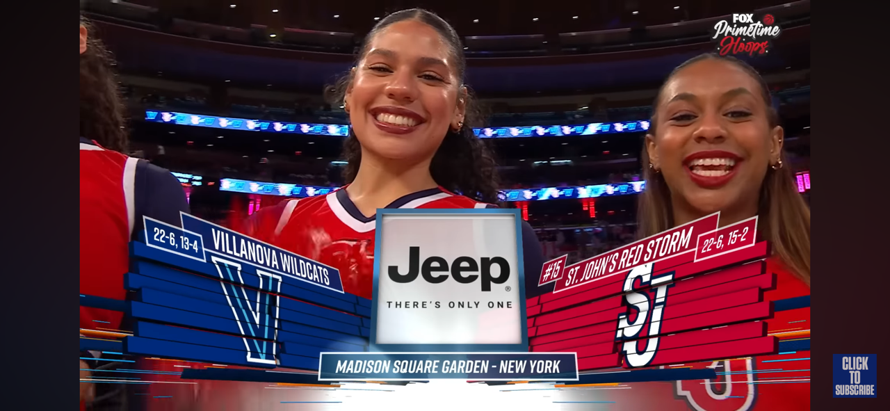 Villanova Wildcats vs. No. 15 St. John’s Red Storm Highlights 🏀