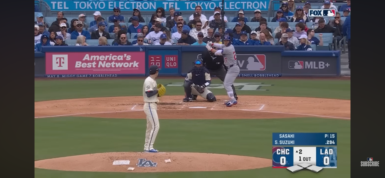 EVERY PITCH between Seiya Suzuki and Roki Sasaki | 鈴木誠也ハイライト MLB Highlights